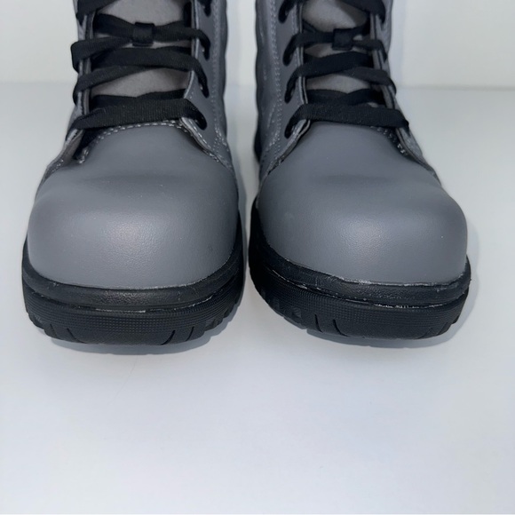 NWB Avenger Women’s Metro Tall 8” CN Toe Grey Quilted Work Boots - Size: 8.5 - Picture 8 of 15